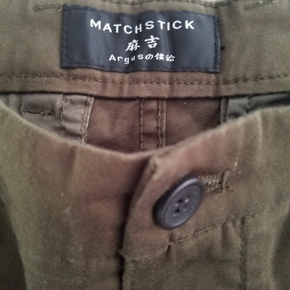 NWT Matchstick Argus Pants Army Green  Size M30 - Picture 6 of 9